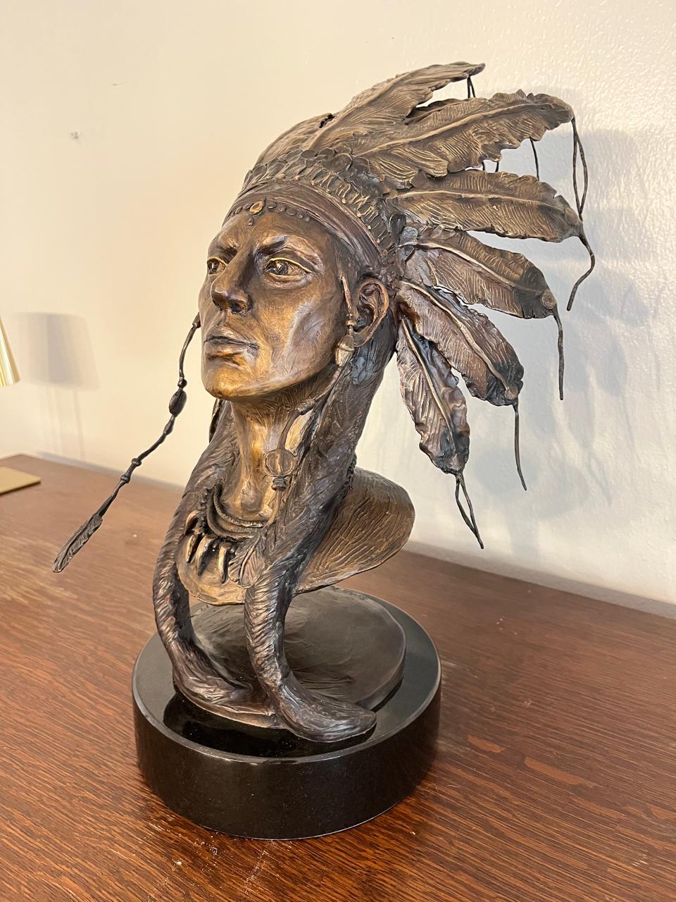 In Her Finery, side profile